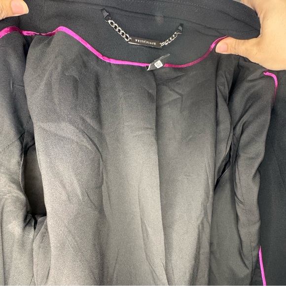White House Black Market Classic Black Blazer size 8 - Picture 6 of 10